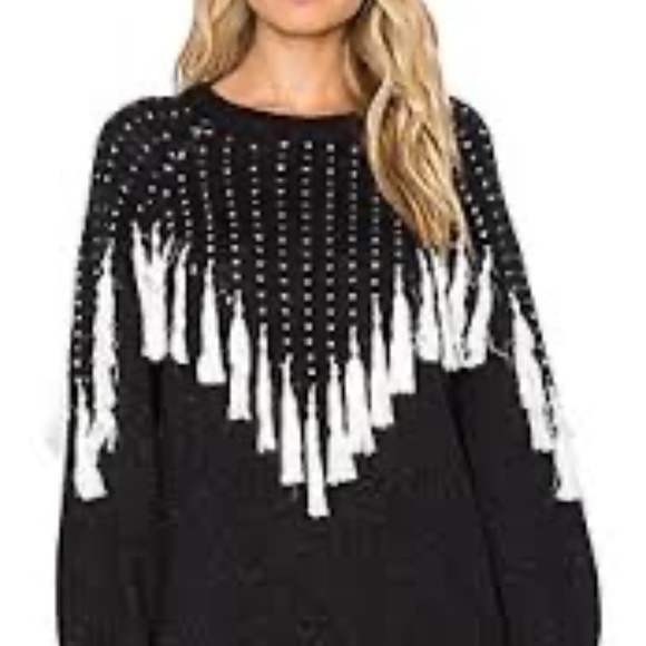 Wildfox effi tassel fringe knit sweater - Picture 11 of 12
